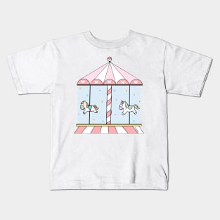 Riding a merry-go-round is healing Kids T-Shirt